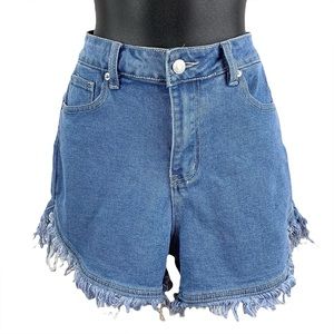 American Bazi fringed shorts, size M